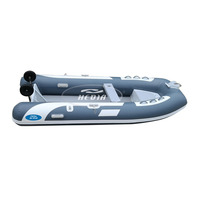 Bateau de pêche semi-rigide gonflable en PVC/Hypalon/ORCA en aluminium à double cabine avant de 12 pieds RIB360 à vendre