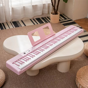 Piano <span class=keywords><strong>Digital</strong></span> Plegable BD <span class=keywords><strong>Music</strong></span> de 88 Teclas, Sensible al Tacto, con Altavoz Integrado, Diseño Ligero, Plástico ABS, Educativo - Product Image 1