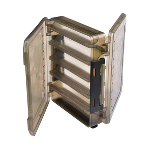 Boîte à crevettes en bois double face 10 compartiments, leurres pour calmars, jigs pour calmars, boîte de pêche en gros, boîtes à pêche en plastique - Product Image 3
