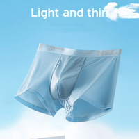 Ladymate ODM/OEM Boxer Homme Microfibre Soie, Slip Confortable Doux Sous-vêtement Caleçon