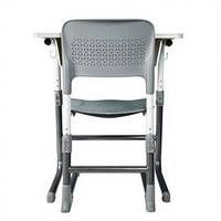 Ensemble complet de mobilier scolaire personnalisé avec table d'étude robuste pour l'école, bureau d'élève prêt à l'emploi pour la salle de classe