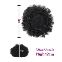 Shoobioo — Chignon à cheveux synthétiques, postiche avec bande élastique ajustable, de haute qualité et à bas prix, gros