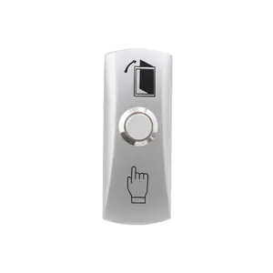 DC12V Stainless Steel NO Smart slim Metal Release button with Backbox