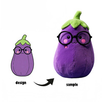Fabricant de jouets en peluche personnalisés de haute qualité OEM ODM, design végétal, rembourrage en coton PP