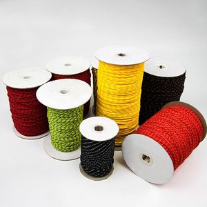 Wholesale 2.5mm Double <b>Braided</b> Colored 100% Polypropylene Rope Used in Luggage Clothing Apparel Home Textiles Shoes - Product Image 3
