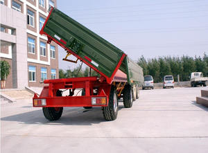 Remorque de tracteur agricole 8-12 tonnes, essieu <span class=keywords><strong>tandem</strong></span>, benne hydraulique pour le transport de céréales et de marchandises en vrac - Product Image 4