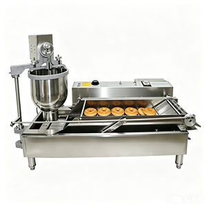 Máquina para Hacer Donuts Mochi, Máquina Automática para Formar y Freír Donuts, Moldes Reemplazables para Producción <span class=keywords><strong>de</strong></span> Pastelería - Product Image 1