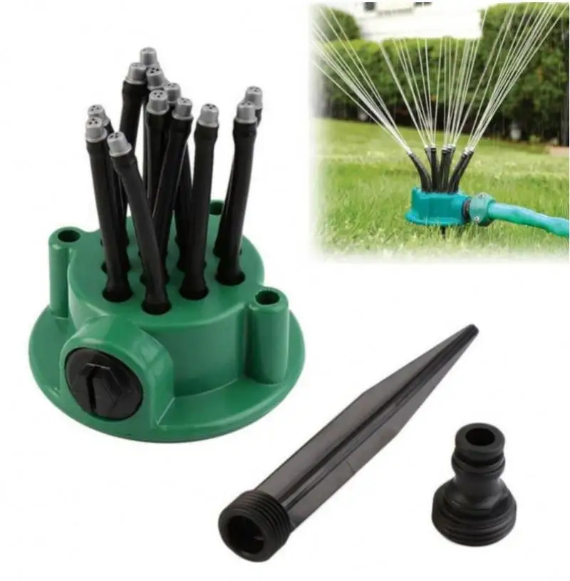 Multifunctional Sprinkler Flexible 360 degrees Noodle head Stand Irrigation Sprinkler Nozzle Lawn Garden Water Sprayer Sprinkler