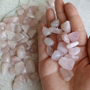 Bán Buôn Đánh Bóng Rose <span class=keywords><strong>Quartz</strong></span> Stones Tinh Thể Tinh Thần Đá Màu Hồng Tự Nhiên Trang Trí Nội Thất 1.5-2Cm - Product Image 3