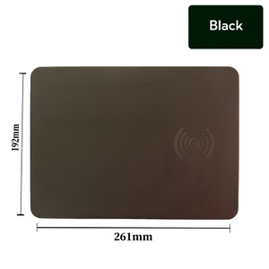 Alfombrilla de Ratón Inalámbrica Personalizada con Carga Rápida de 15W, Pequeña y Portátil, Multifuncional, de Cuero PU para Oficina - Product Image 6