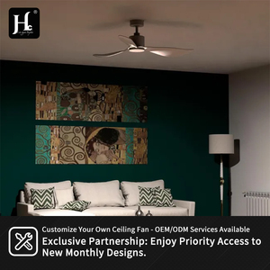 Ventilateur de plafond ABS de qualité industrielle de 52 pouces à 5 pales avec télécommande à vitesse variable, régulation puissante de la vitesse pour un débit d'air maximal - Product Image 6