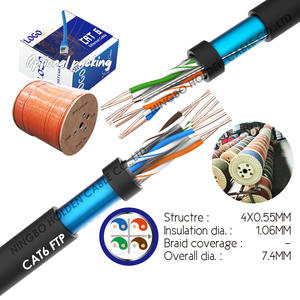 5 10 <span class=keywords><strong>20</strong></span> 305 <span class=keywords><strong>metros</strong></span> Utp Ftp Cat5 Cat6 Cat6a cobre CCA CCS 4 par <span class=keywords><strong>Cable</strong></span> de red - Product Image 3