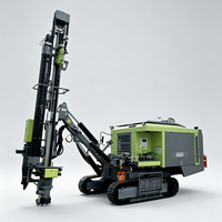 Machine de forage de roche intégrée avec compresseur pour sites de roche dure