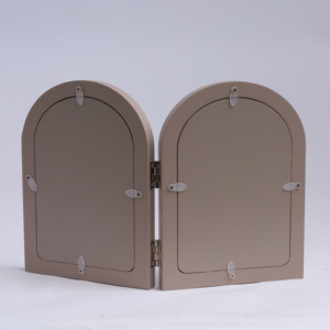Cadre photo pliable en bois cintré pour empreintes de bébé, cadre souvenir pour empreintes de mains <span class=keywords><strong>et</strong></span> de pieds de nouveau-né, décoration de table - Product Image 4