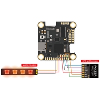 Foxeer H7 H743 MPU6000 FC 8S Dual BEC Barometer X8 Kontrol Penerbangan untuk DIY RC FPV Racing Freestyle Aksesoris