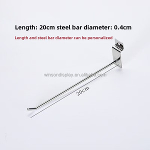 Wholesale Retail Store Metal Steel Slatwall Security Hanging Display <b>Pegboard</b> <b>Hooks</b> - Product Image 5