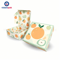 Boîte à gâteau transparente personnalisée en carton avec logo, luxe, plastique transparent, papier personnalisé, avec poignée et fenêtre
