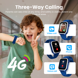 Reloj Inteligente para Niños LAGENIO <span class=keywords><strong>Super</strong></span> Thin L46E, Videollamadas 4G, Modo Clase, GPS, LBS, Ubicación WIFI, Resistente al Agua IP68, SOS - Product Image 2