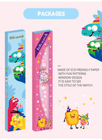 Jam Tangan Anak Sport Quartz Custom Sakura Terlaris, Tahan Air 3BAR, Layar Analog, Desain Kartun Modis, Casing PC, Tali Plastik, Grosir