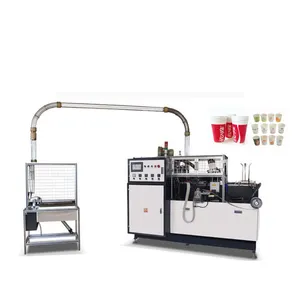 Máquina de fabricación de tazas de papel de alta calidad, máquina de fabricación de tazas desechables de café y té