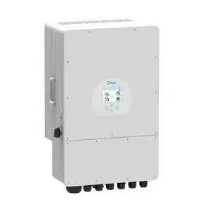 Inverter tenaga surya, inverter tenaga surya 8KW 12kw Deye hybrid, sistem pengisi daya fase tunggal 10kw 3 fase