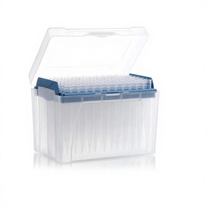 ปลายปิเปตกรองสาร 1000L บรรจุในกล่องแบบเรียงแถว ปราศจาก RNase และ DNase ปลอดภัยจากไพโรเจน 96 ปลายต่อชั้น แบบใส - Product Image 1