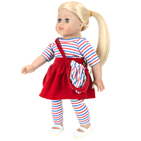 Poupée en vinyle et peluche de 18 pouces, personnalisable selon votre design, avec des fonctionnalités éducatives, pour les enfants de sexe unisexe