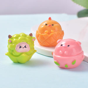 Figurines en résine d'animaux fruités fantaisistes et créatifs, série Tiny Forest, miniatures pour Pâques, micro-paysage et décoration <span class=keywords><strong>de</strong></span> tableau <span class=keywords><strong>de</strong></span> bord - Product Image 3