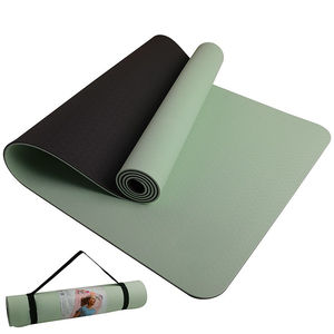 TPE Logo personnalisé Tapis de <span class=keywords><strong>yoga</strong></span> Pilates Fitness écologique TPE 10mm 6mm antidérapant de haute qualité <span class=keywords><strong>Pido</strong></span> <span class=keywords><strong>Yoga</strong></span> Matts Fabricant - Product Image 3