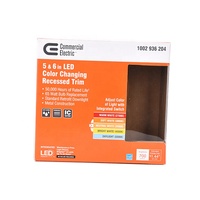 Boîte de rangement pour ampoules LED auto-assemblable et recyclable avec emballage en carton ondulé et fenêtre