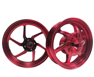 Bujes de Rueda Delantera y Trasera de Aluminio para Motocicleta <span class=keywords><strong>Honda</strong></span> <span class=keywords><strong>Lead</strong></span> 125 con Llantas de Acero de 12 Pulgadas - Product Image 1