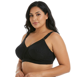<span class=keywords><strong>Playtex</strong></span> Sujetador clásico sin aros con encaje floral tejido y tirantes ajustables para mujer, paquete de 2, blanco/blanco 95B - Product Image 5