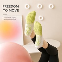 Chaussettes de yoga pour femmes personnalisées OEM, tie-dye, à compression, antidérapantes, respirantes et anti-chute de chaussettes