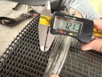 Courroie de four à pâtisserie robuste en fil d'acier au carbone, sur mesure, tailles Z47 Z47R, pour biscuits et pâtisseries, vente en gros
