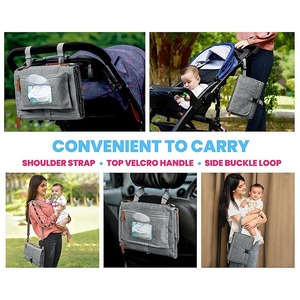 Có Thể Điều Chỉnh Dây Đeo Xách Tay Đóng Mở Tã Thay Đổi Pad Lớn Có Thể Gập Lại Tã Changer Với Túi Du Lịch Cho Bé Tã Thay Đổi - Product Image 5