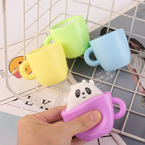 Animal Squishes <b>Toys</b> with Panda Cup Squishies Cute Panda Squeeze <b>Toys</b> for Kids Panda Cup Fidget <b>Toys</b> for Adults <b>Anxiety</b> - Product Image 2