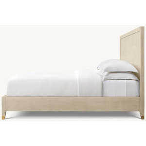 เตียงคู่ไม้เนื้อแข็งสไตล์โมเดิร์นยุโรป พร้อมที่เก็บของ ดีไซน์เรียบง่ายสร้างสรรค์ - Product Image 2