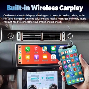 Écran Android 14 de 12,3 pouces pour voiture, Carplay pour Land Rover Range Rover Sport L494 2013 2017, lecteur multimédia vidéo, autoradio GPS - Product Image 3