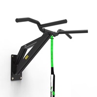 Rak Pull-Up Dip Push-Up Wellshow dengan Desain Terpisah yang Dipasang di Dinding, Peralatan Fitness