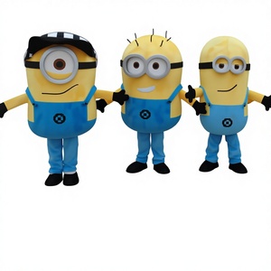 Costume de Mascotte <span class=keywords><strong>Minion</strong></span> en Une Seule Pièce Intégrée, Reproduction Fidèle du Personnage Classique - Product Image 5