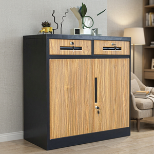Multi <b>Drawer</b> Movable <b>File</b> Data Storage Cabinet Single Door Bedside Table Household Office Equipment Small Iron Cabinet - Product Image 6