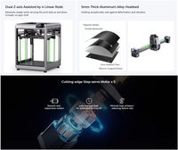 Creality K2 Plus Combo Printer 3D Multi-Warna Volume Cetak Besar 350mm³ Kecepatan Tinggi 600mm/s Mesin Pencetak 3D CoreXY dengan CFS