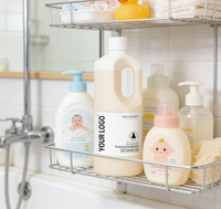 Détergent à lessive liquide pour bébé en marque privée OEM/ODM : Parfum et formule personnalisés, hypoallergénique avec élimination des taches de sang