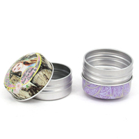 Boîtes en aluminium miniatures personnalisées pour baume à barbe, contenants cosmétiques en métal, emballages durables pour crème visage et produits de beauté