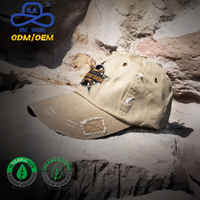 Hoge Kwaliteit Katoen Gewassen Sport Baseball Caps Custom Geborduurd Logo Heren Lopende Platte Gorras Hoed Gewassen