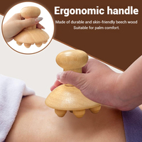 Outils de massage en bois personnalisés OEM Bodyfree Masseur corporel en bois à main, outil en bois pour la libération musculaire petit