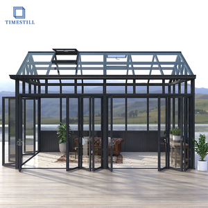 Cour chinoise moderne Jardin Sun Room Cercle d'affaires Magasins transparents avec isolation phonique Salle de soleil en verre trempé - Product Image 3