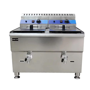 XEOLEO Commercial 36L Double Tank <strong>Fryer</strong> LPG Gas Chicken Chip Deep <strong>Fryer</strong> Stainless Steel Fries Deep <strong>Fryer</strong> <strong>Machine</strong> - Product Image 2