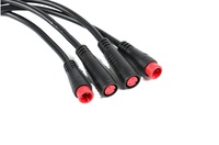 MINI bouchons de câble étanche en PVC noir, 5/6Pin, M8 M7 M6, pièces, IP65 IP67, connecteurs rapide
