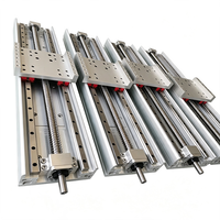 Actionneur linéaire à vis à billes robuste, table coulissante CNC haute rigidité, course de 50 à 2000 mm, rail de guidage de précision pour l'automatisation